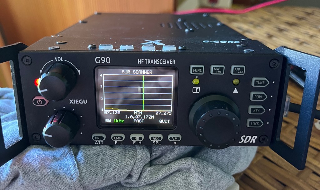 Premiers QSO avec le Xiegu&nbsp;G90