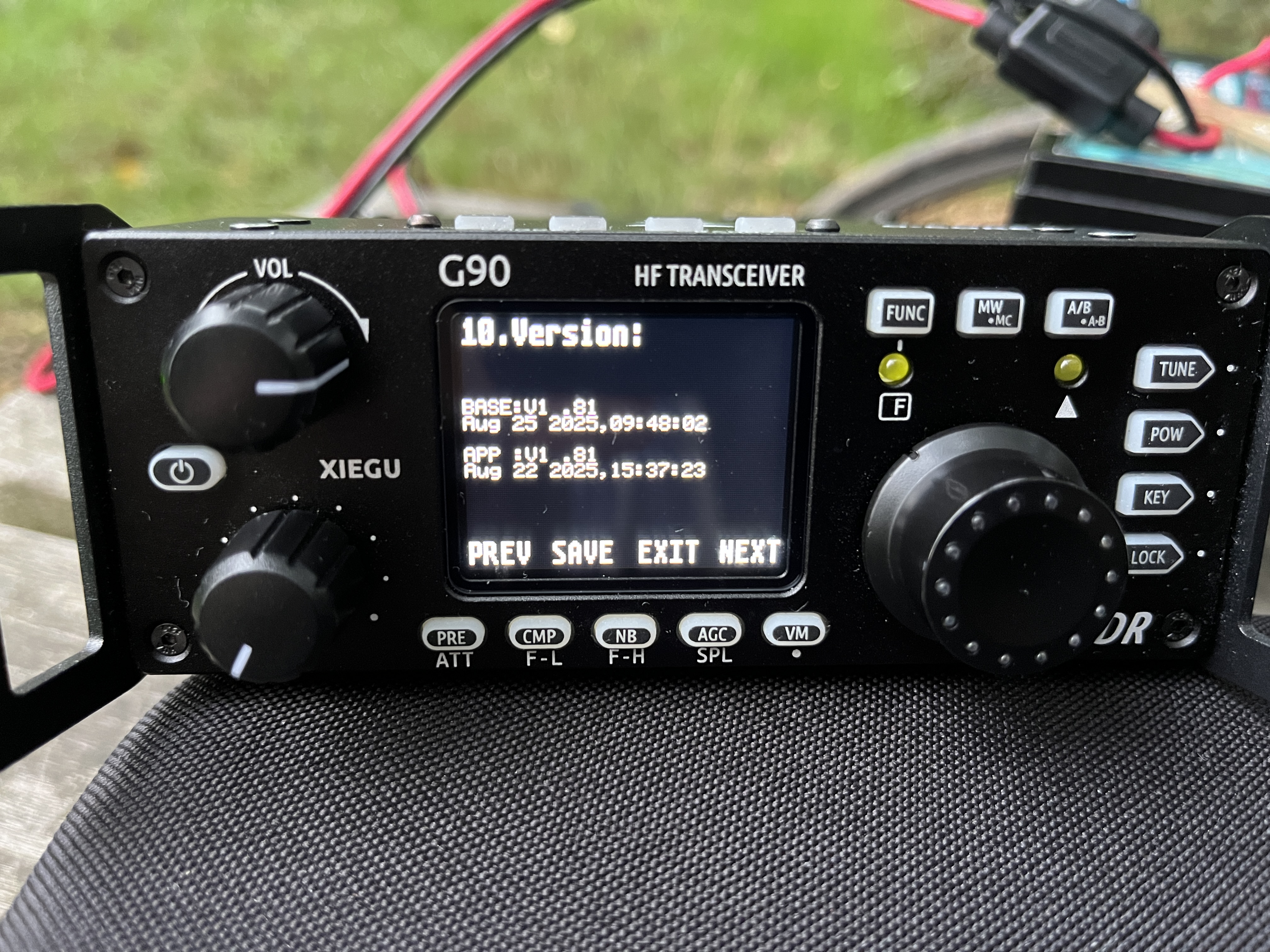 Xiegu G90 Firmware 1.81 – Test POTA