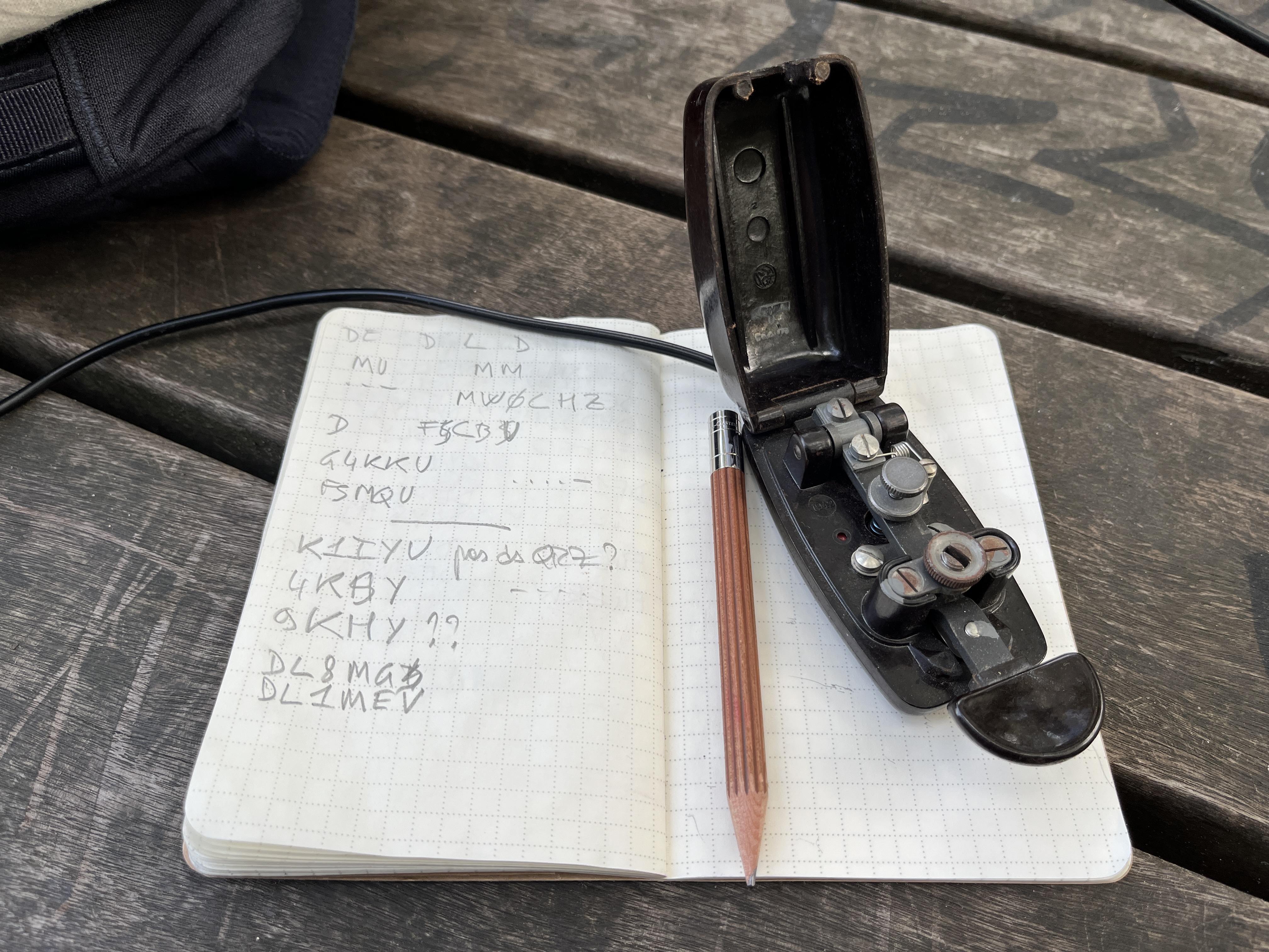 POTA CW avec une Pioche de 1942
