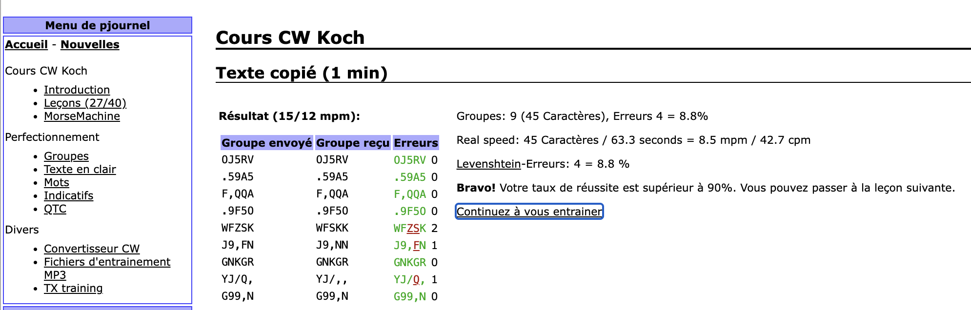 CW : Les Plateaux du Cours Koch