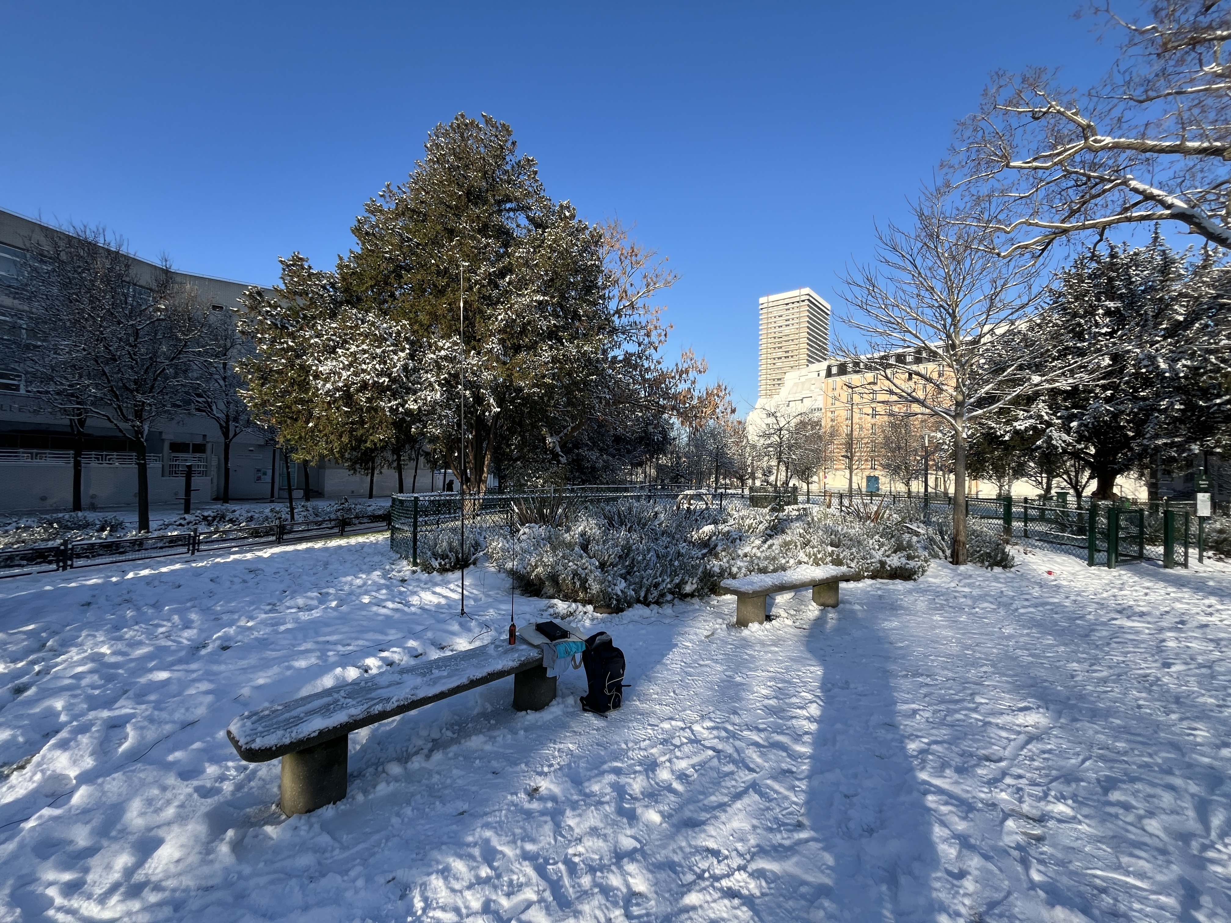 POTA Porte d&rsquo;Italie Sous la Neige