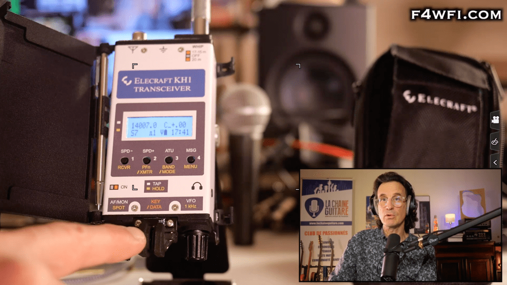 Elecraft KH1, Survol de la Radio