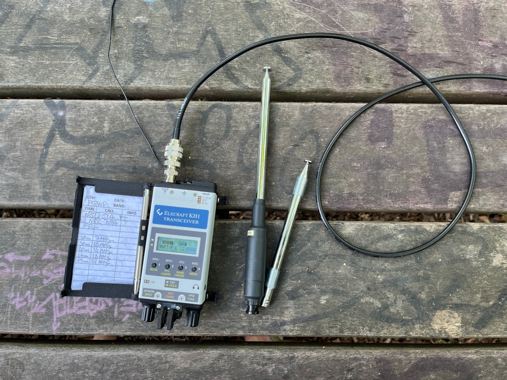 Elecraft KH1 Antennes Fouet vs EFHW en&nbsp;POTA