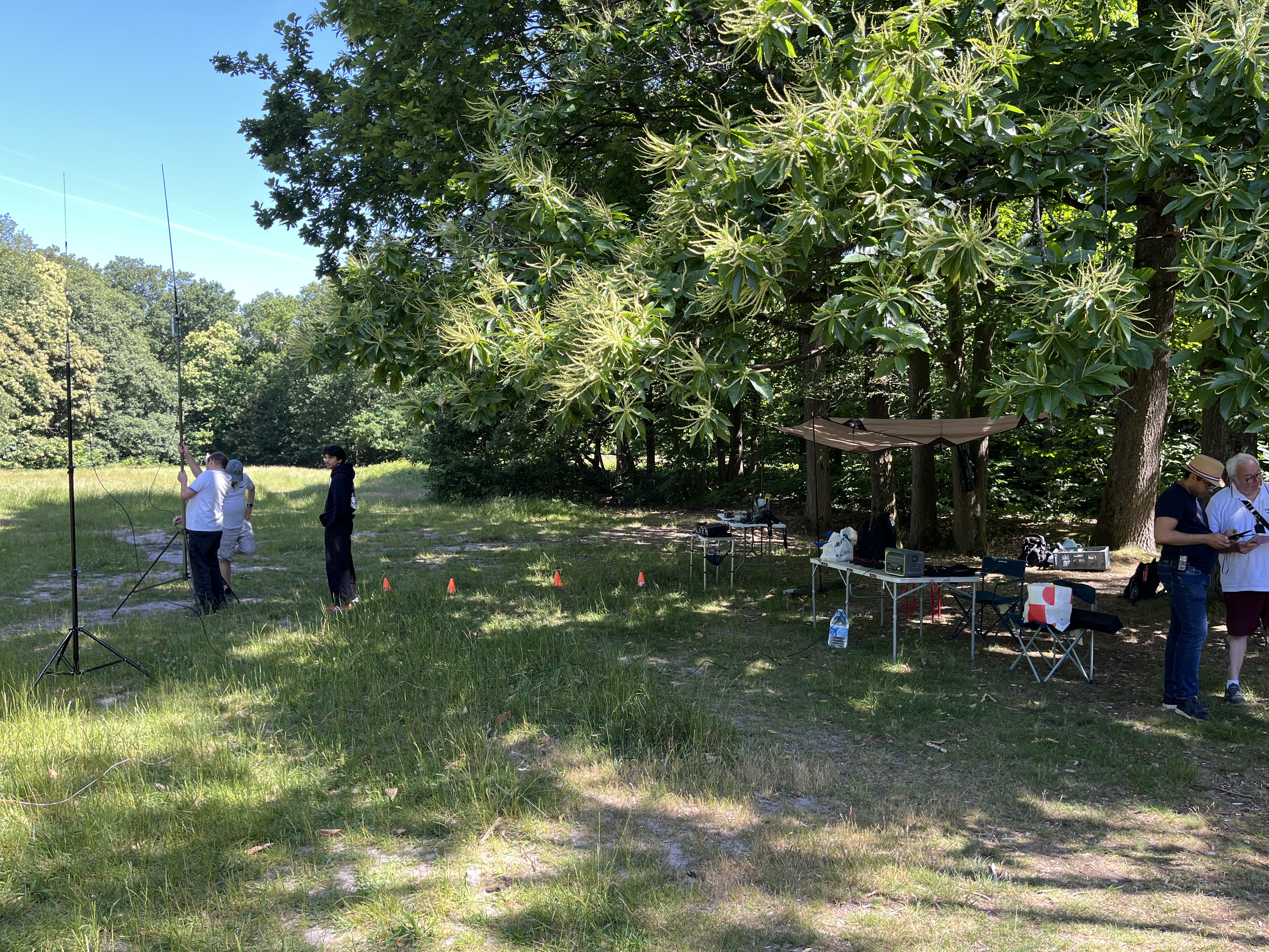 Rencontre avec le Radioclub F8KHQ dans la Forêt de Meudon