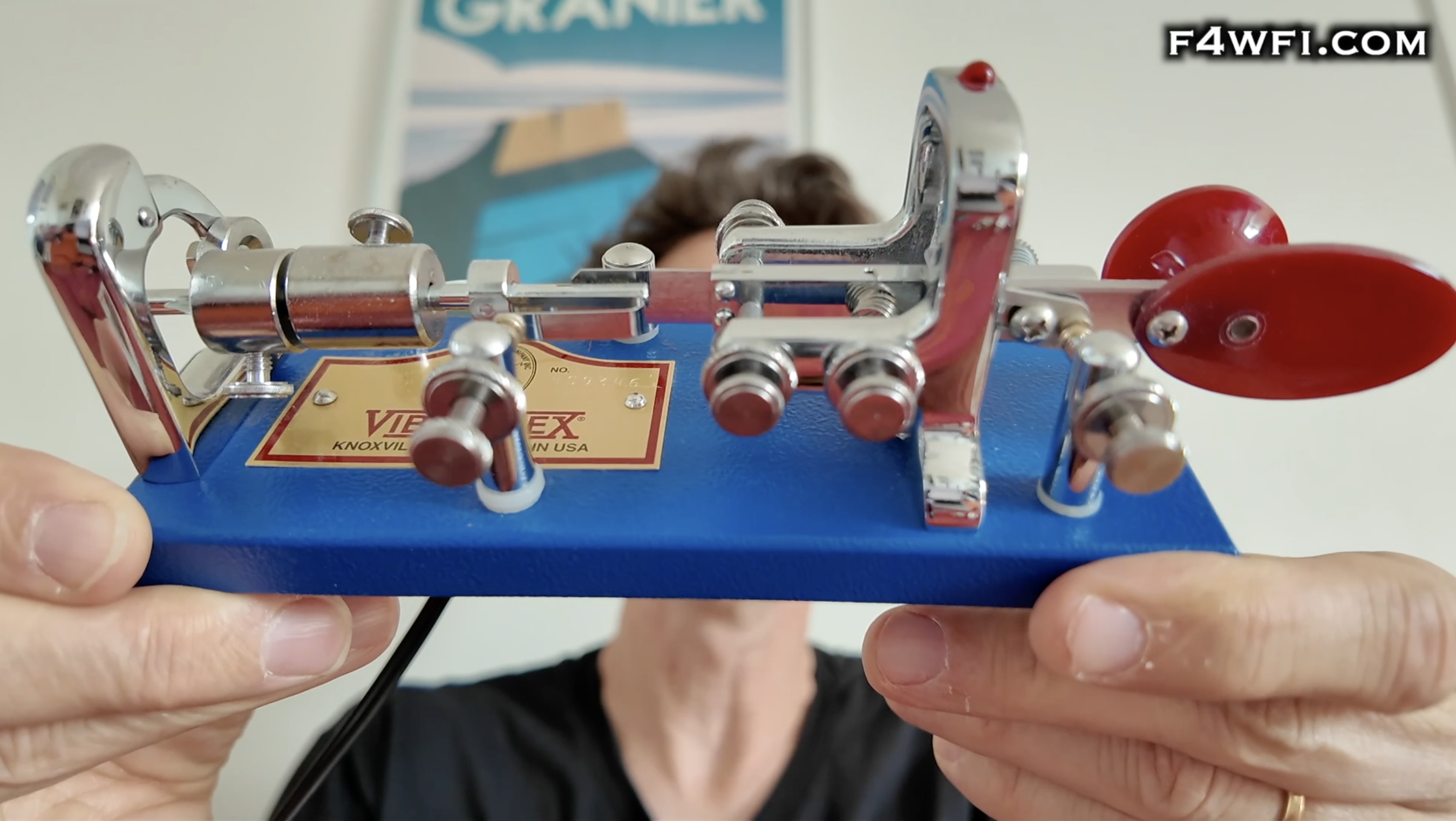Découverte Vibroplex Racer Blue Standard