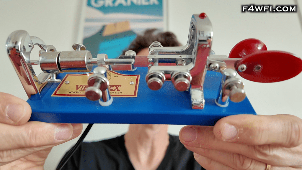 Découverte Vibroplex Racer Blue Standard